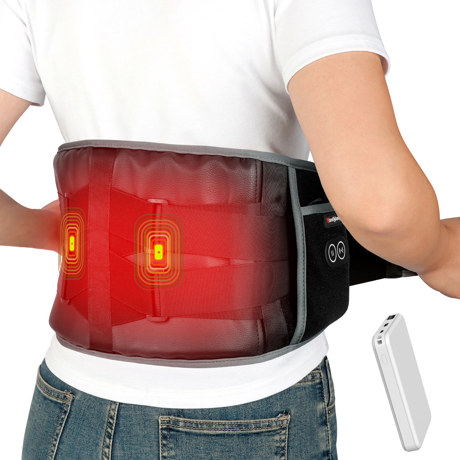Comfytemp New Cordless Heating Pad with Massagerš„