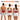 Three people of various heights and waist sizes wearing a red light therapy belt to show fit.