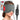Woman wearing a Comfytemp heated eye mask with a remote controller and product packaging.
