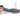 Woman using a grey electric heating pad on her back while lying down.