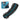 Black cordless arm massager with a digital controller and its product gift box.