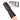 Black cordless hand massager on a forearm with its product gift box.