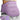 Purple Comfytemp back wrap shown on a person, featuring two purple gel packs for therapy.