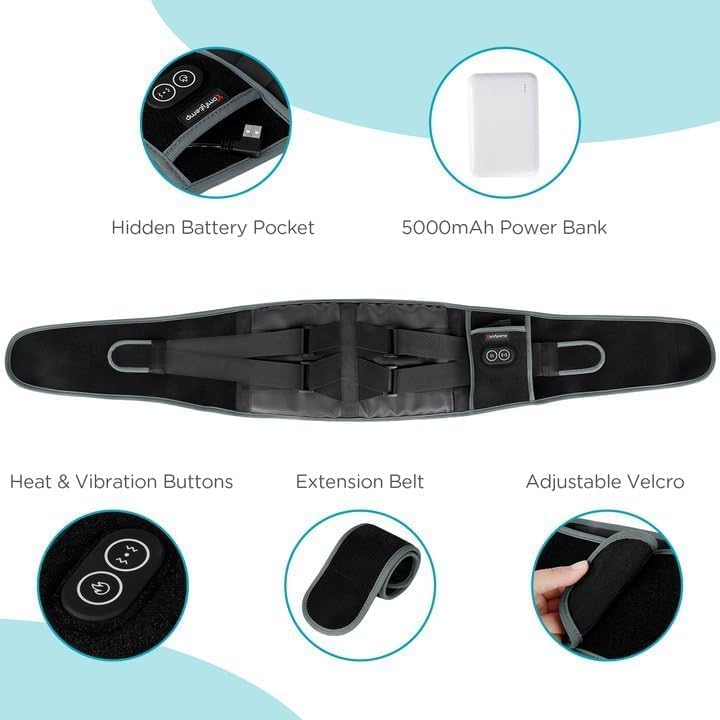 Comfytemp New Cordless Heating Pad with Massagerš„