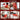 Four images show red light therapy used on the shoulder, neck, knees, and calves for total body care.