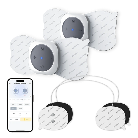 Wireless TENS Unit 30 Modes App Control Rechargeable-2Pack