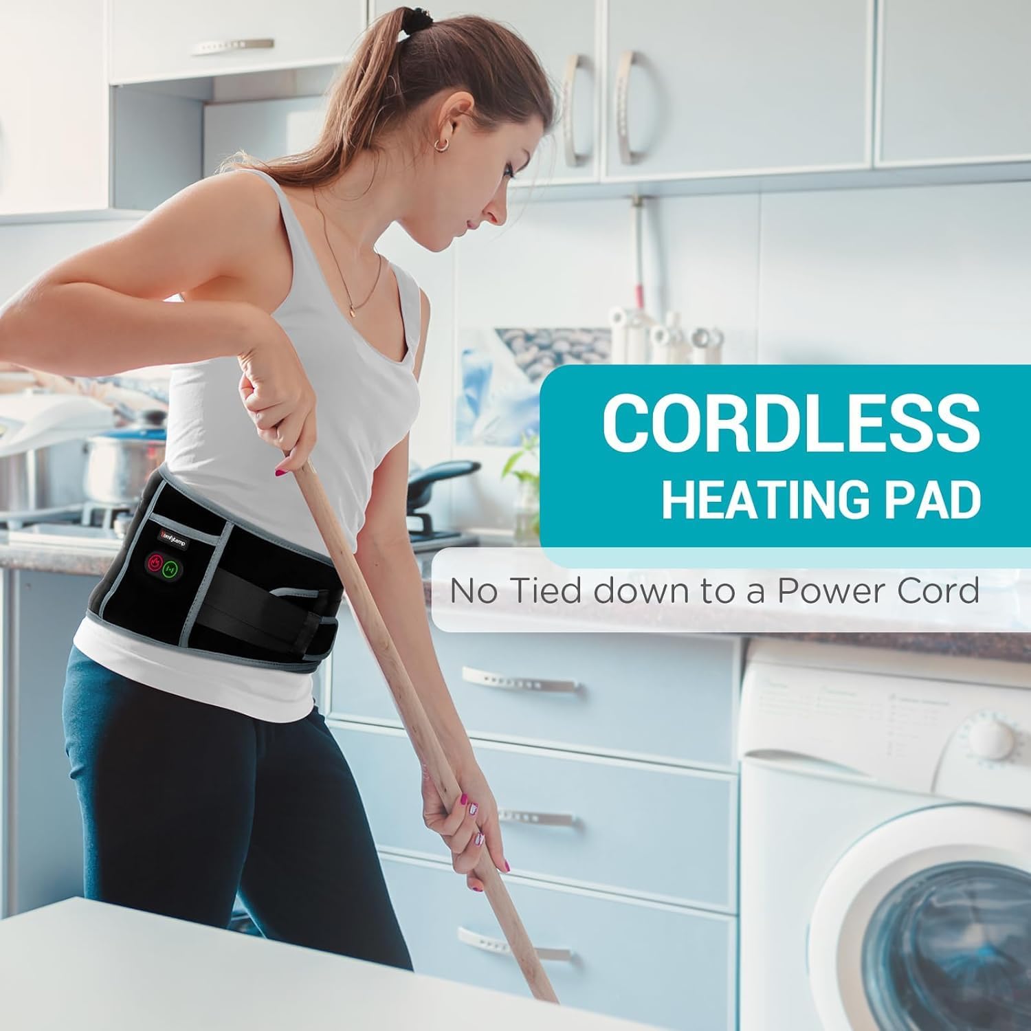 Comfytemp New Cordless Heating Pad with Massagerš„