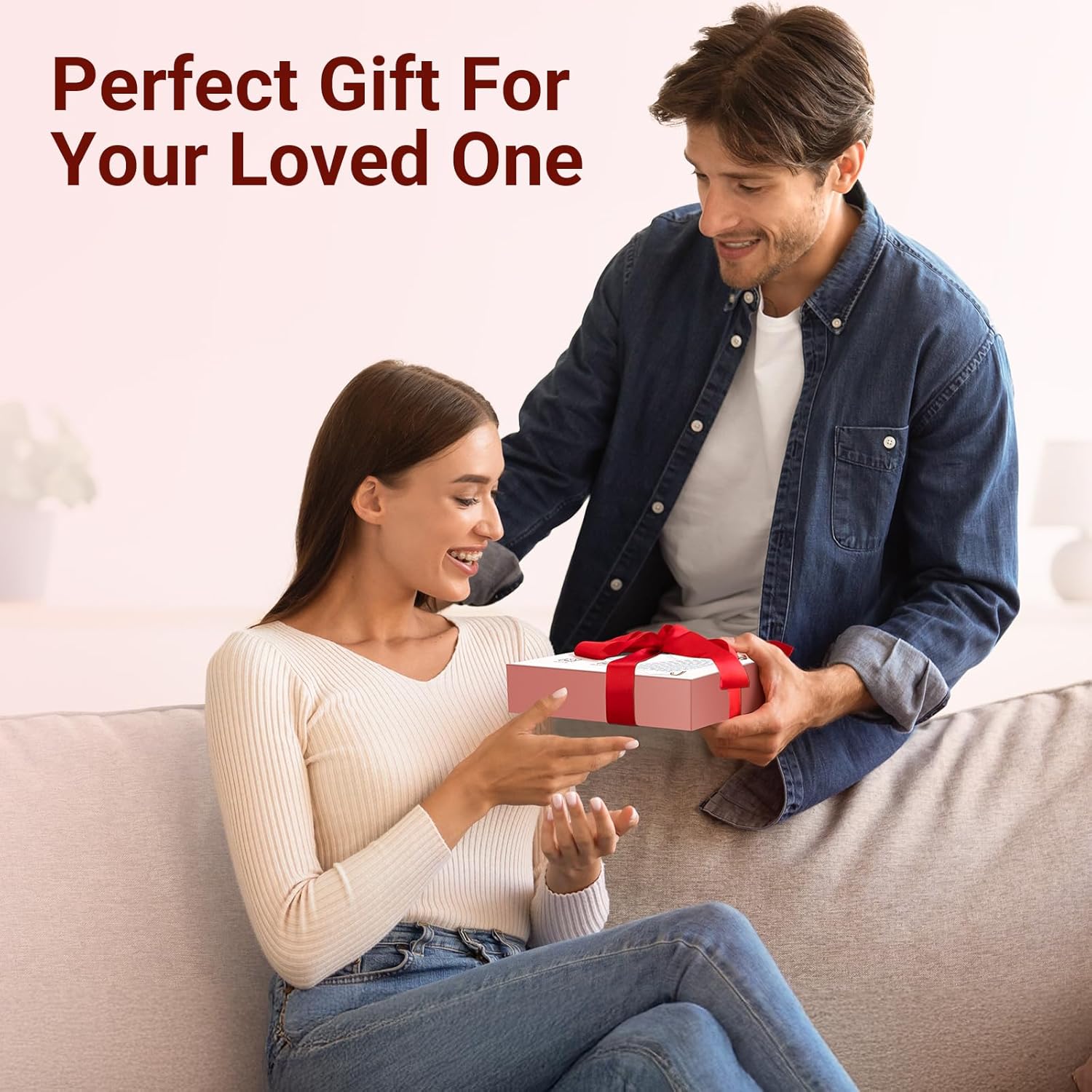 Red Light Therapy for Face and Body, Near Infrared Light Panel with Adjustable Stand, Red Light Therapy Lamp with 84 LEDs with Timer, 660nm & 850nm