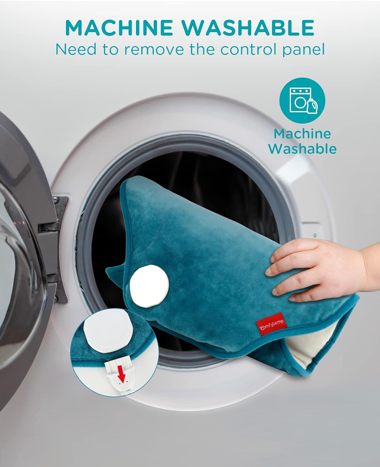 ComfyWarmth™ Upgraded Heating Pad for Back Pain Relief