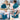 Four scenes of a woman using a teal weighted heating pad on her shoulder, back, knee, and foot.