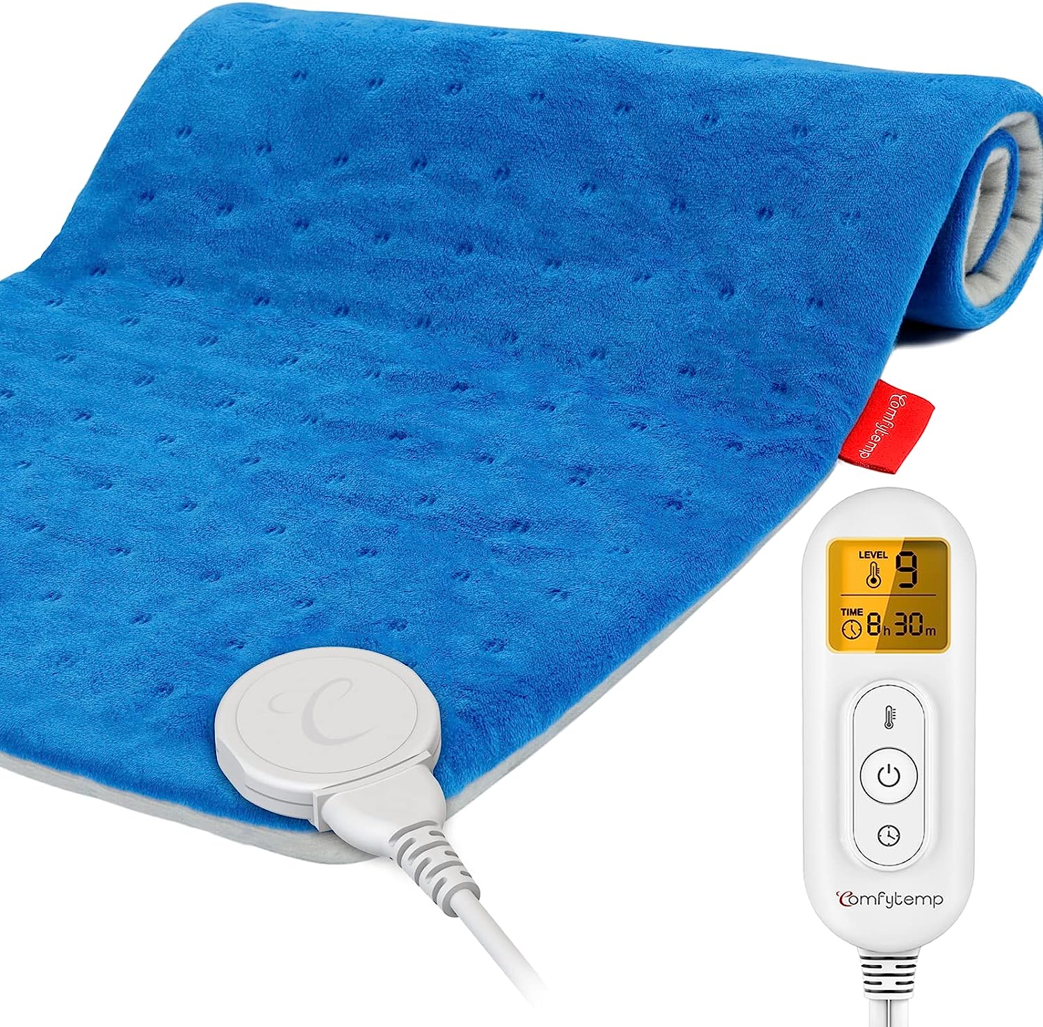 Equate XL Electric Heating Pad, 6 Heat Settings with Auto Shut off, 12 x 24  in - Yahoo Shopping