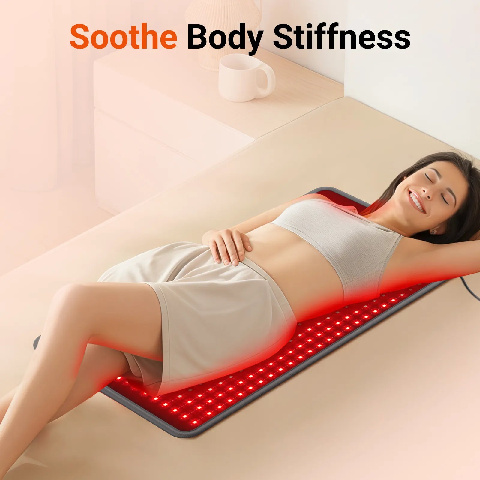 K4044-Comfytemp 33'' x 17'' Red Light Therapy Mat