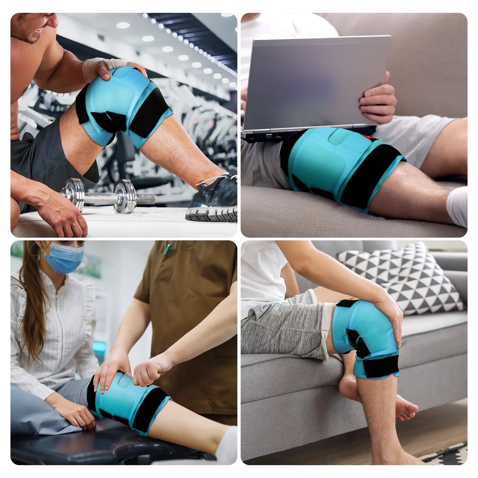 K9151-Comfytemp Large Knee Ice Pack Wrap