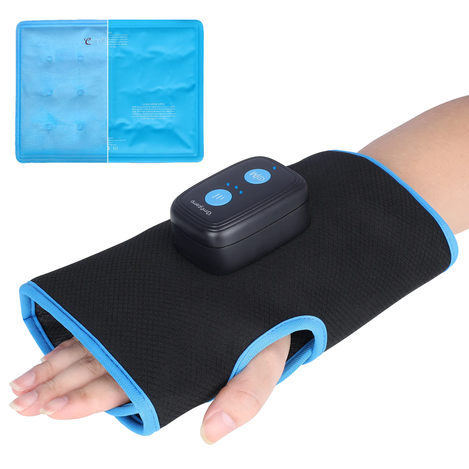 K91A5-Comfytemp Auto Compression Wrist Ice Pack Wrap