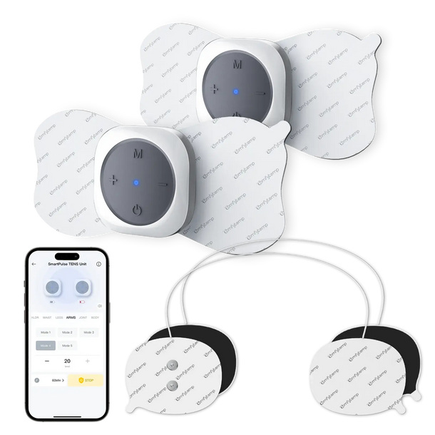 K6122-Comfytemp Cordless TENS Unit, 2Pack Comfytemp