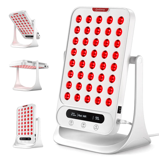 99W Red Light Panel | 360° Adjustable for Face & Body