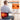 Black Comfytemp heating back brace with red heat visualization, worn by a man at a desk