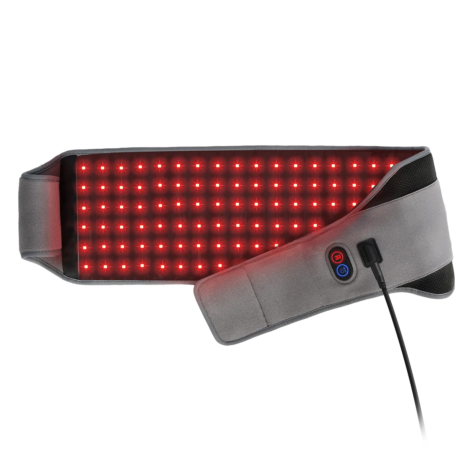 Cinturón de terapia de luz roja Comfytemp, elegible para FSA/HSA, terapia de luz roja infrarroja para el cuerpo, envoltura de luz de 22 W con pulsos para aliviar el dolor muscular de espalda y cintura, mejora la inflamación articular 