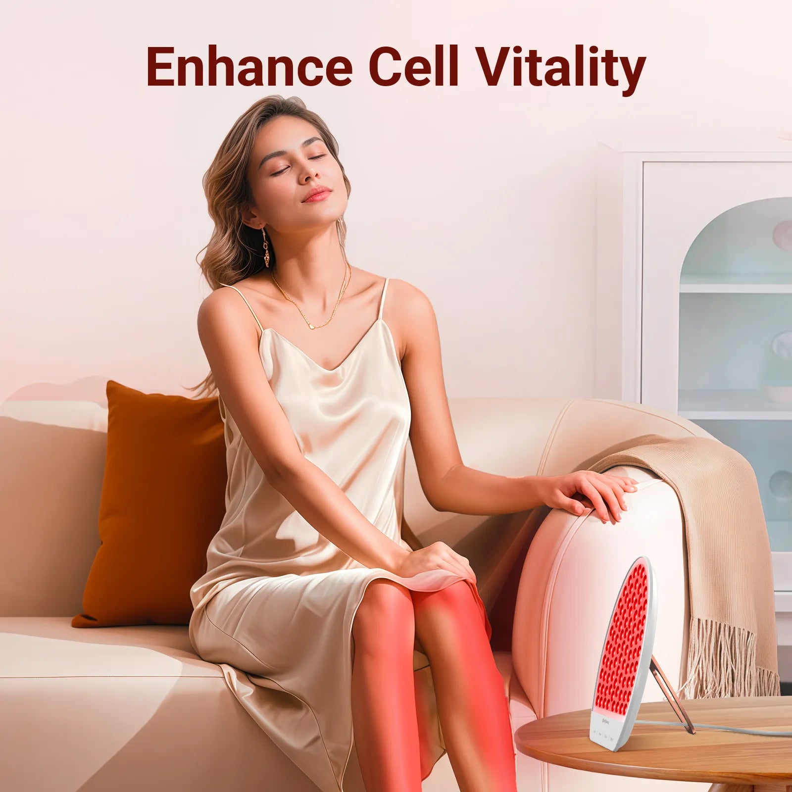 K4011-Comfytemp Face & Neck Red Light Therapy