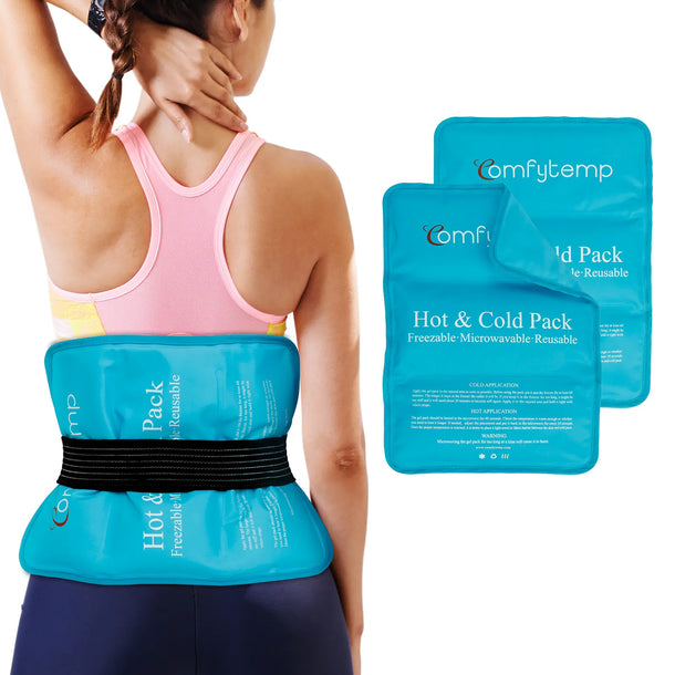 Comfytemp  Large Ice Packs for Injuries, 10.5"x14.5", 2Pack -K9103-2 Comfytemp