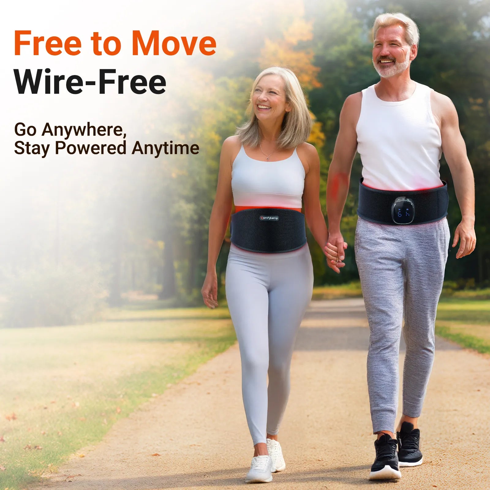 K4042-Comfytemp Cordless Red Light Therapy Belt for Body