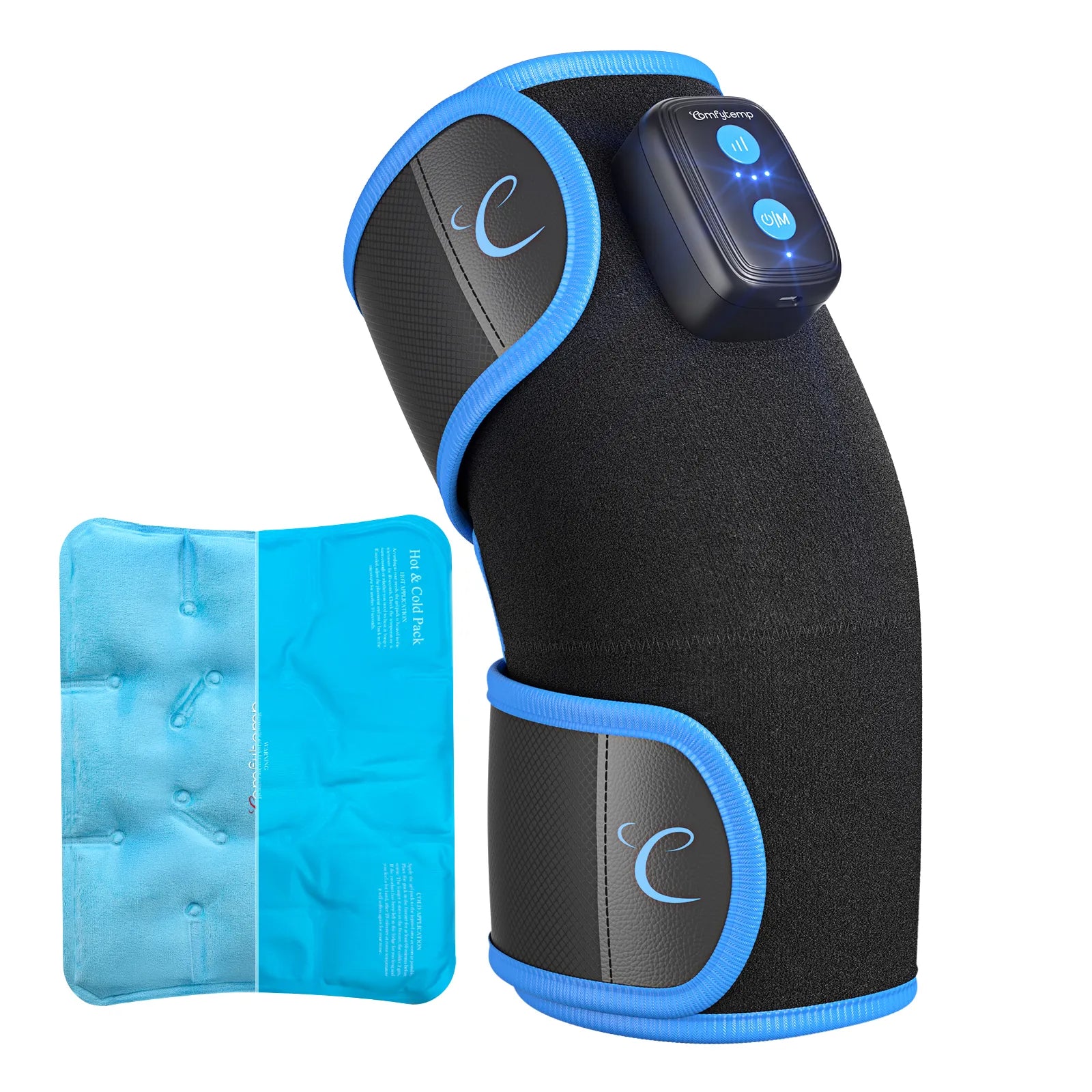 K91A8-Comfytemp Auto Compression Knee Ice Pack Wrap