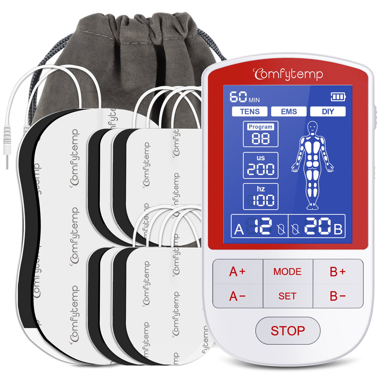 K6105-Comfytemp TENS Unit Muscle Stimulator