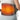Gray cordless heated waist belt with vibrating massage nodes wrapped around lower back, showing orange heat zones and attached battery pack.