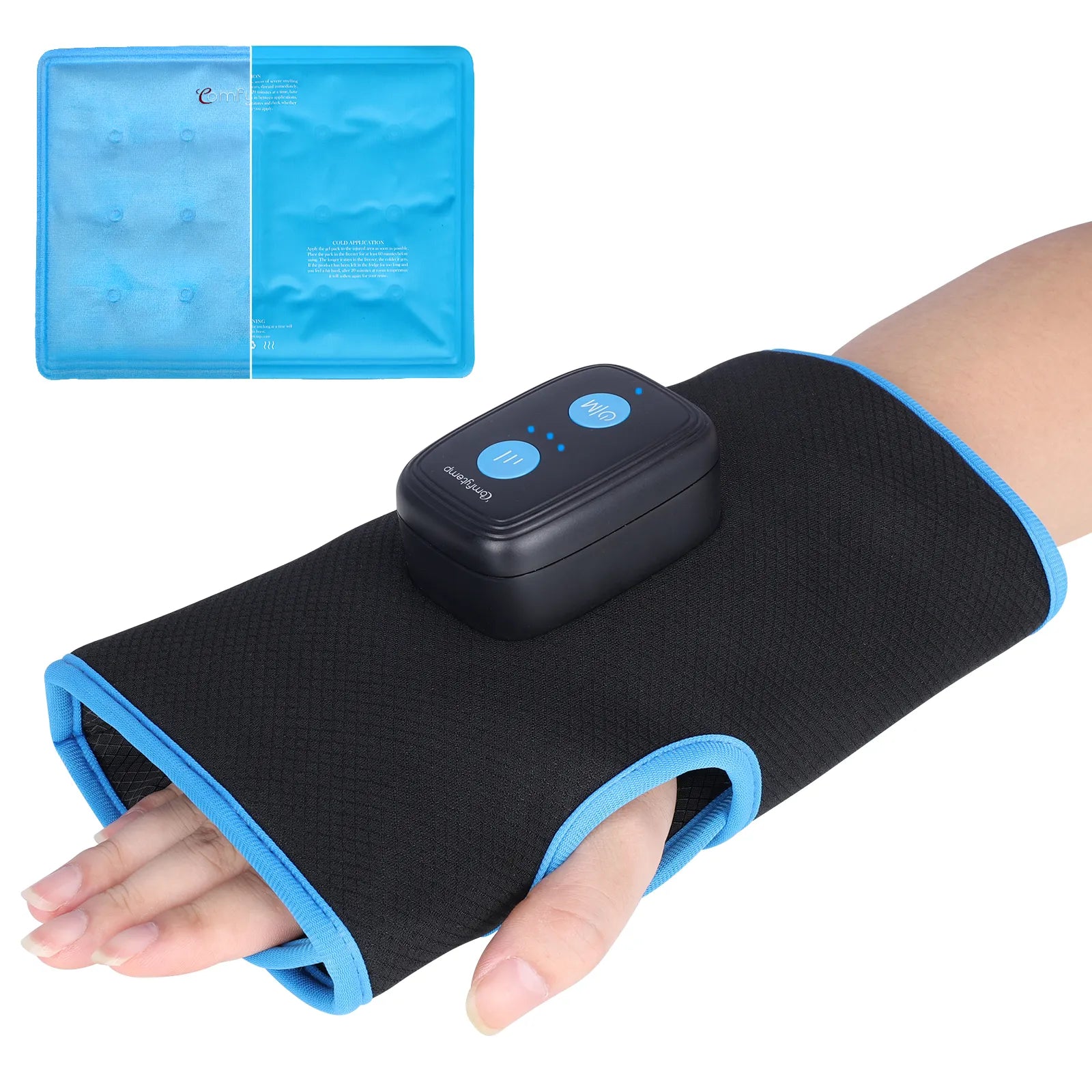 K91A5-Comfytemp Auto Compression Wrist Ice Pack Wrap