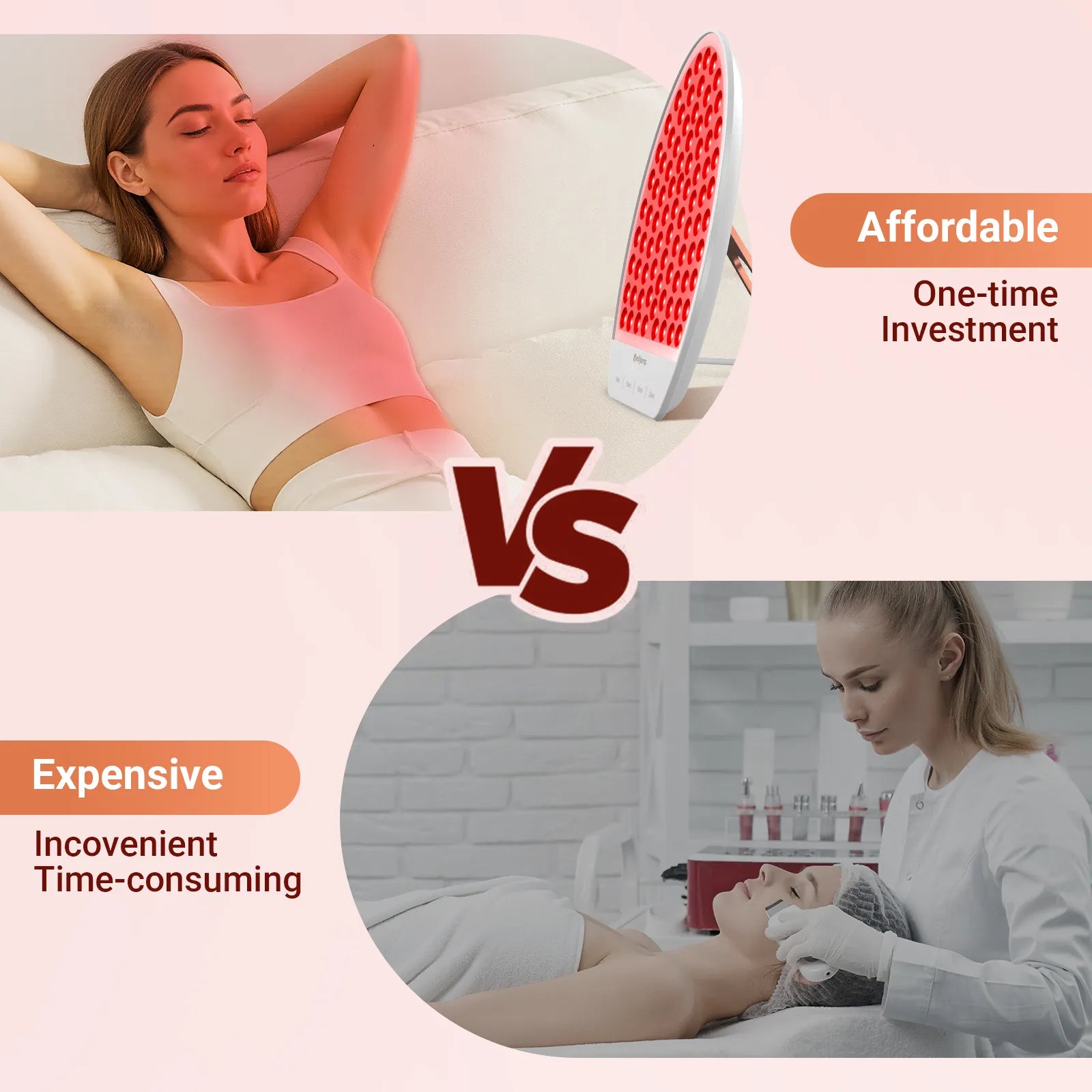 K4011-Comfytemp Face & Neck Red Light Therapy