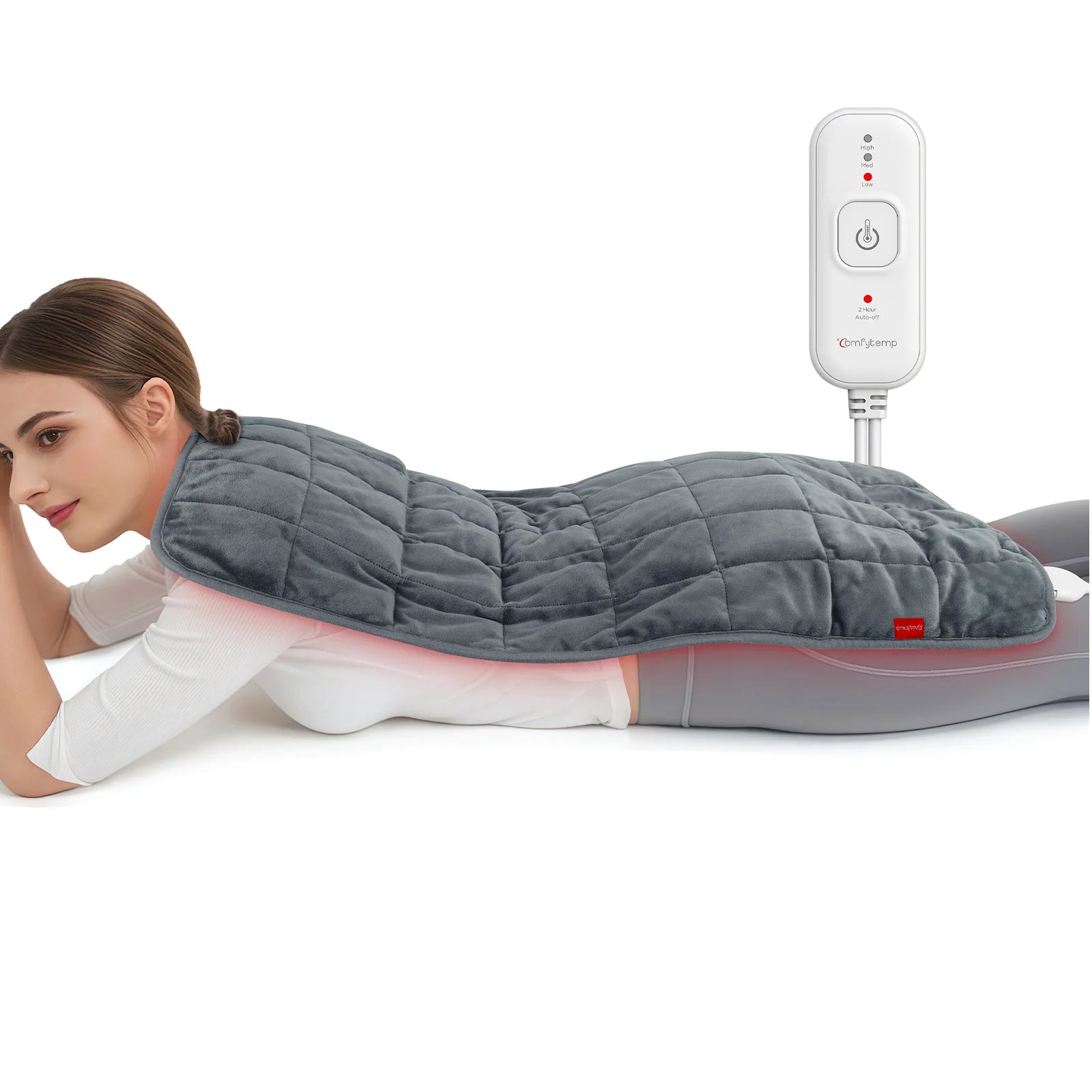K9059-Comfytemp 17"×33" Weighted Heating Pad