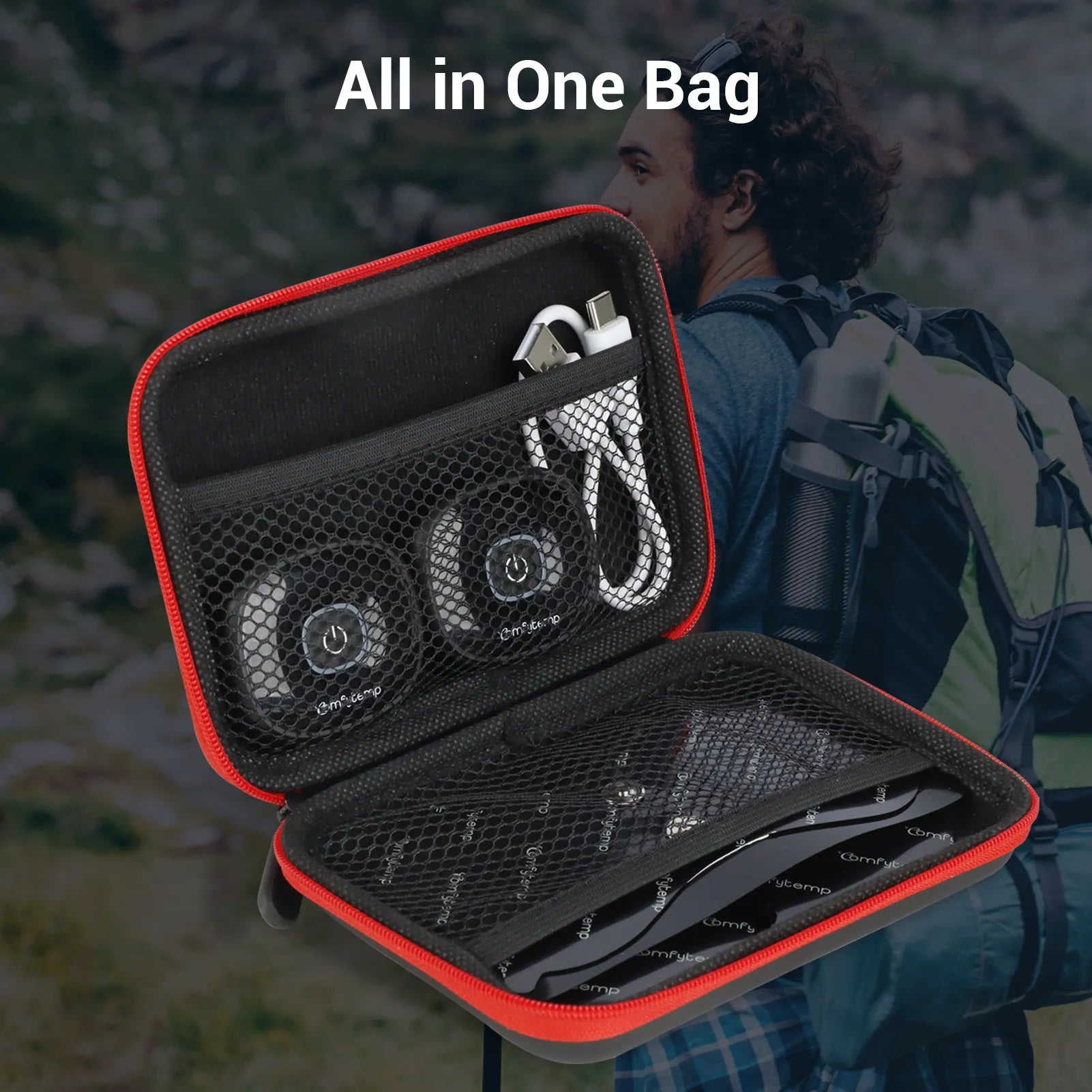 K6108-Comfytemp Back Shoulder Wireless TENS Unit with APP