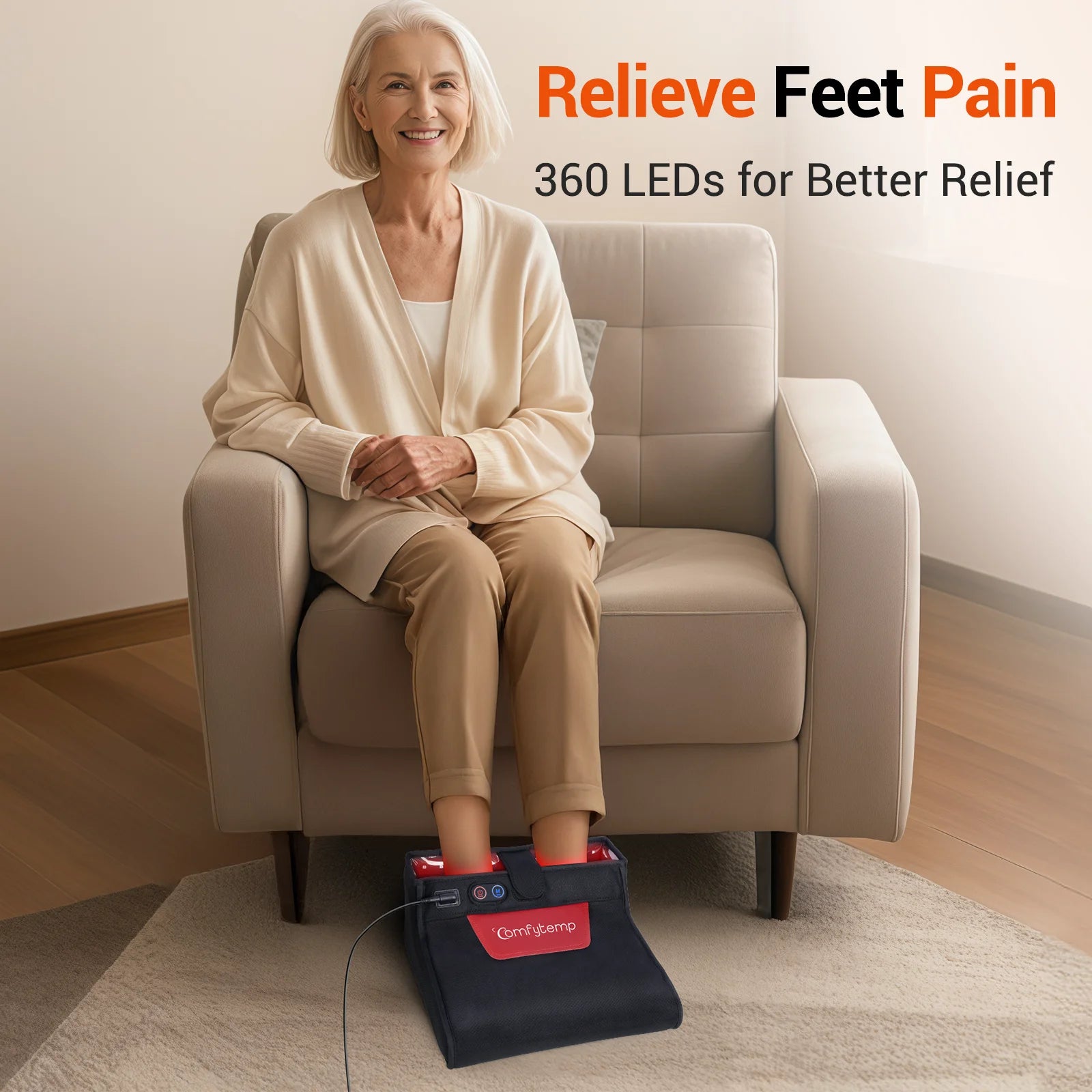 K4019-Comfytemp Feet Red Light Therapy