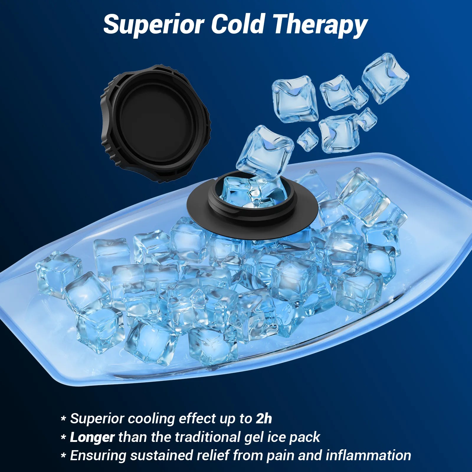 K91A1-Comfytemp Auto Compression Back Ice Pack Wrap