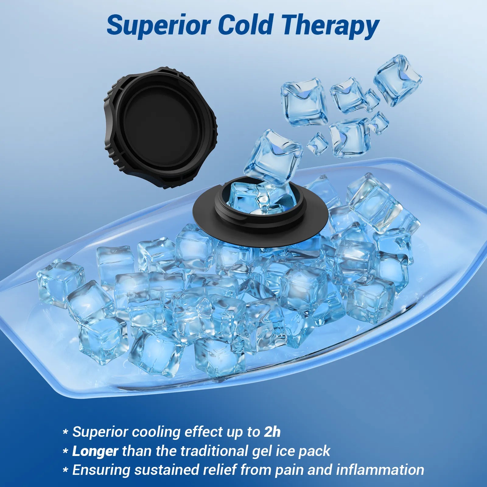 K91A1-Comfytemp Auto Compression Back Ice Pack Wrap