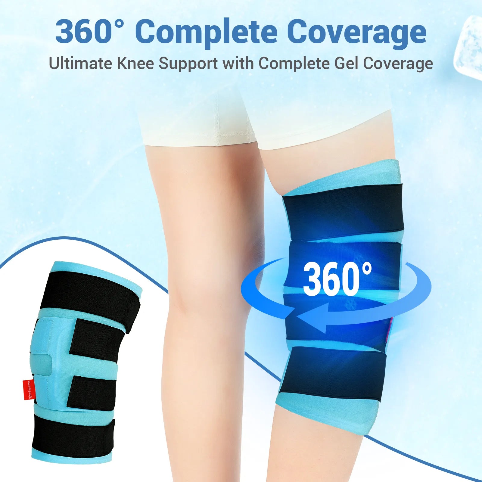 K9151-Comfytemp Large Knee Ice Pack Wrap