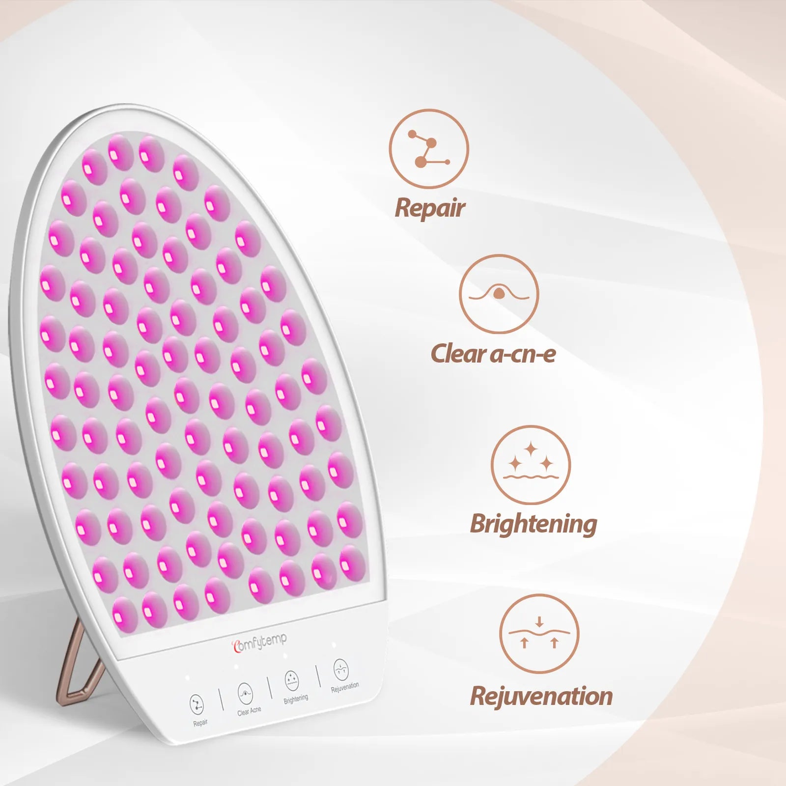 Lámpara de belleza facial de luz roja Comfytemp🔥