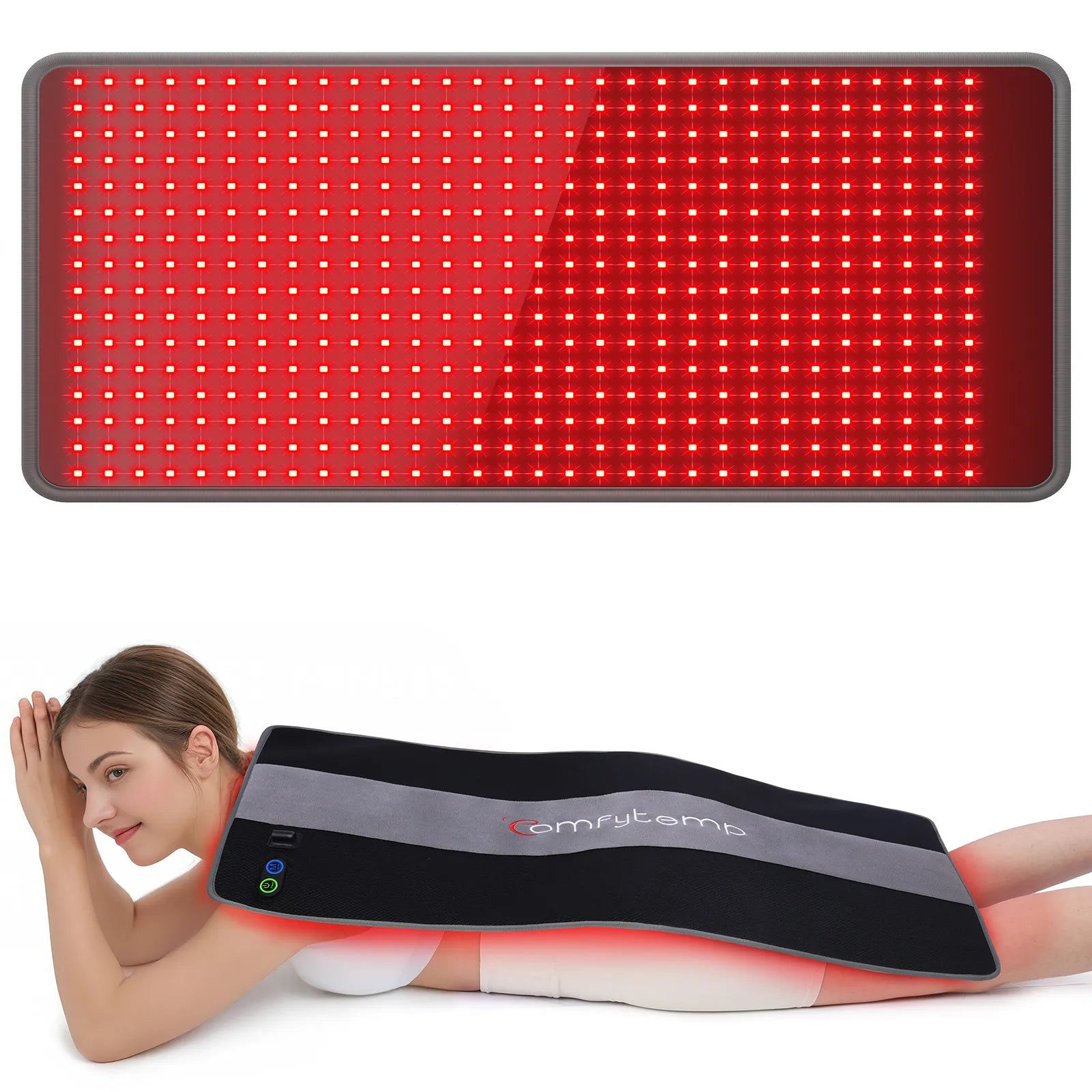 K4044-Comfytemp 33'' x 17'' Red Light Therapy Mat