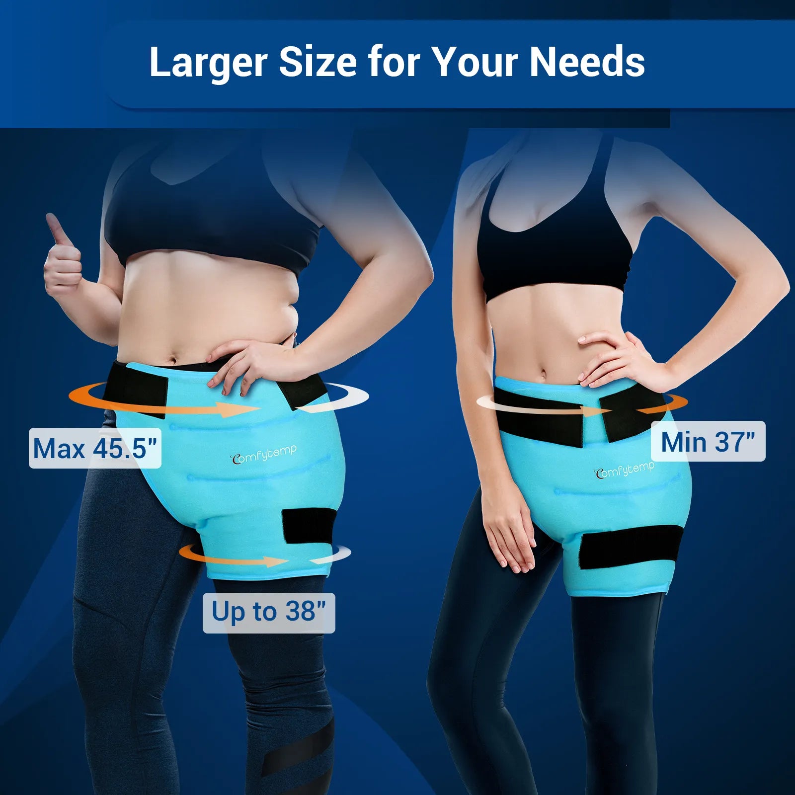 K9143-Comfytemp Large Hip Ice Pack Wrap