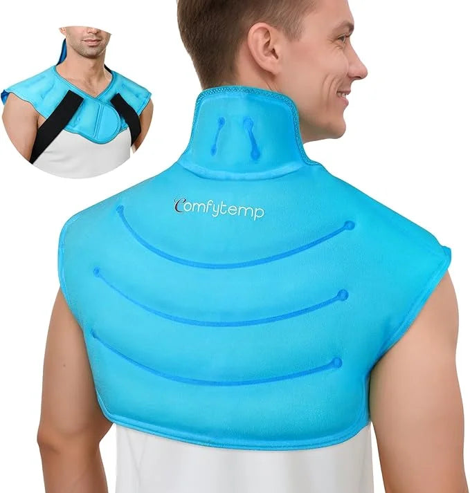 K9146-Comfytemp Large Neck Shoulders Ice Pack Wrap
