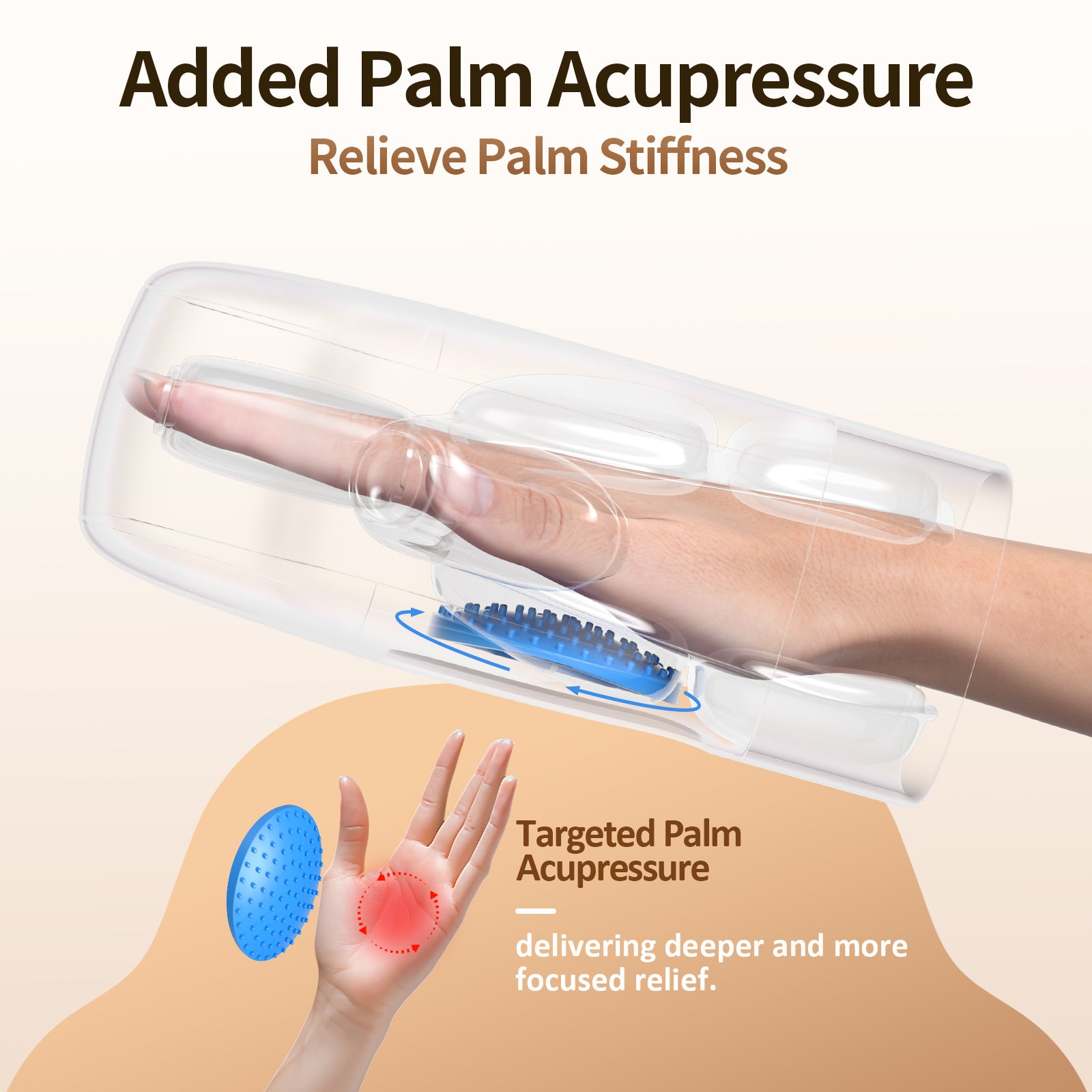 Comfytemp Hand Massager with Heat and Compression, Birthday Gift for Dad Men Mom Women, Cordless Fingers, Palm, Wrist Massage for Carpal Tunnel, Arthritis, Circulation