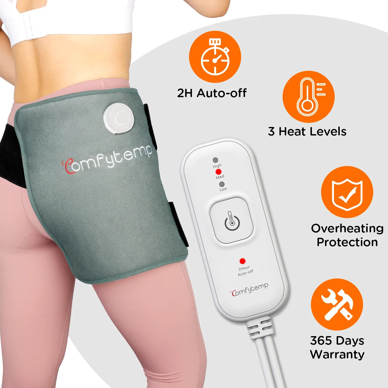 K9046-Comfytemp Hip Heating Pad