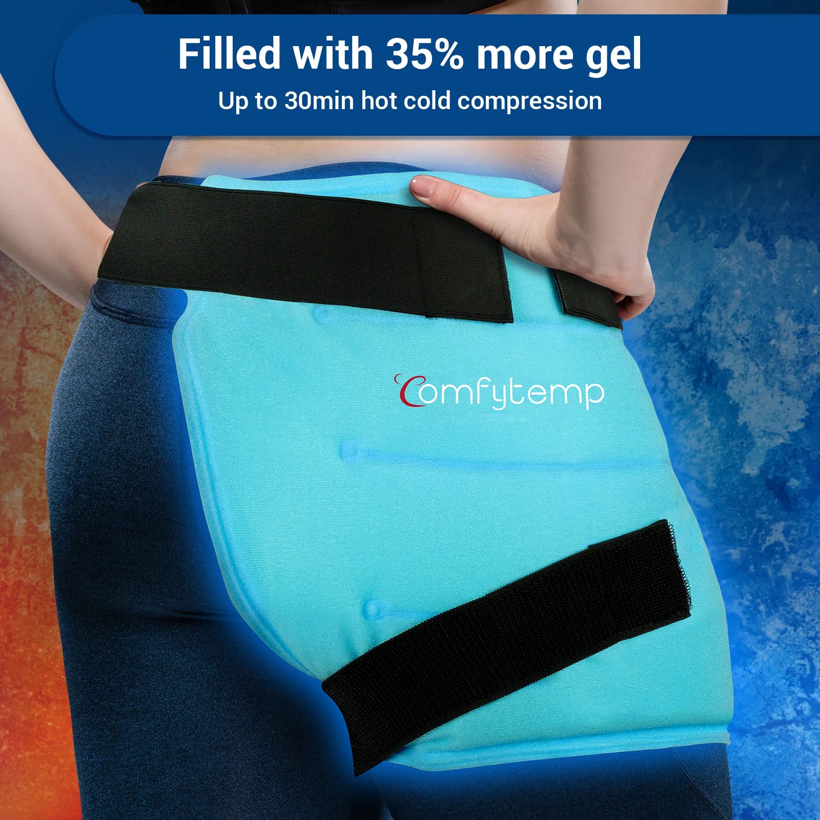 K9143-Comfytemp Large Hip Ice Pack Wrap