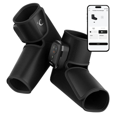 K1007-Comfytemp Portable Air Compression Foot Massager with Heat Comfytemp