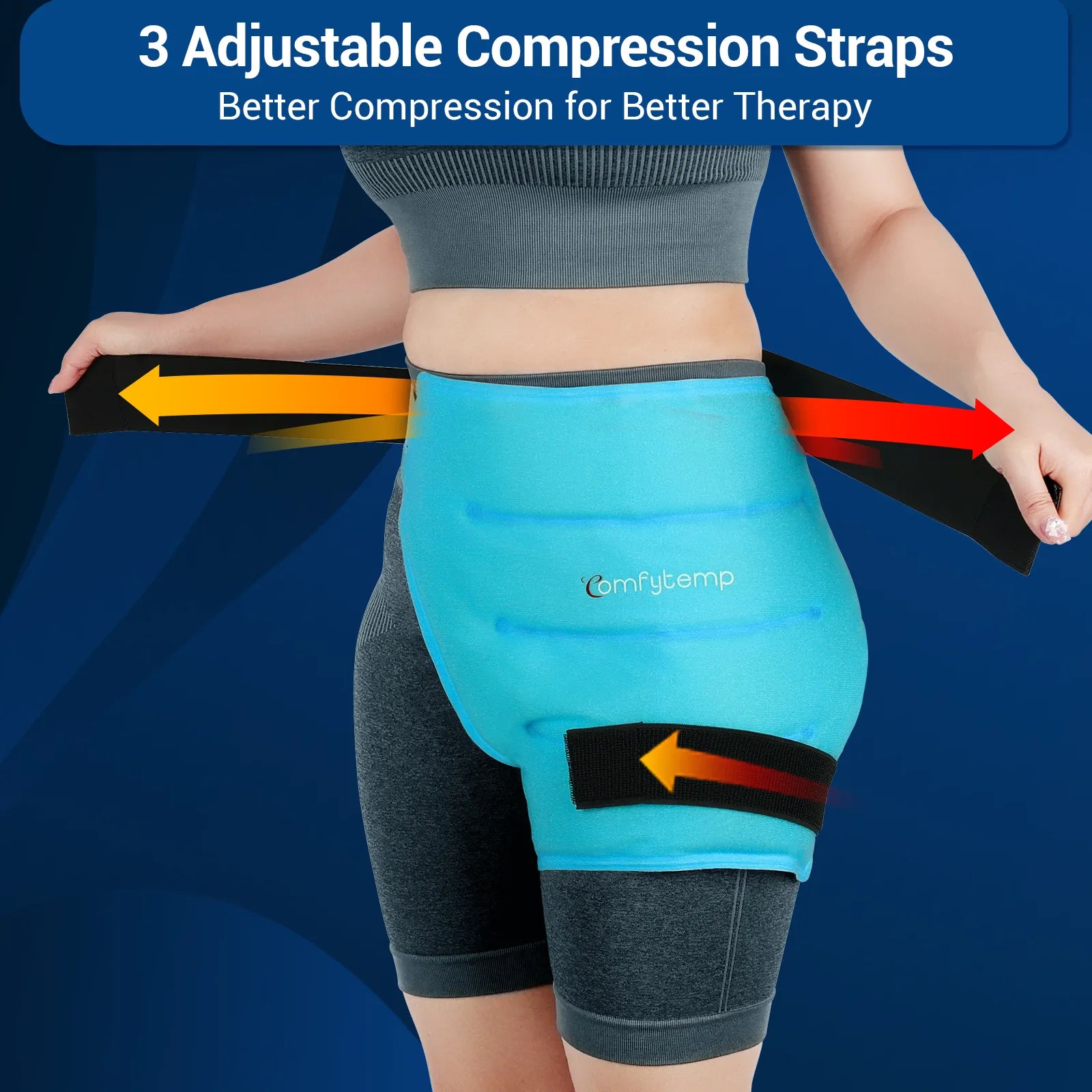 K9143-Comfytemp Large Hip Ice Pack Wrap