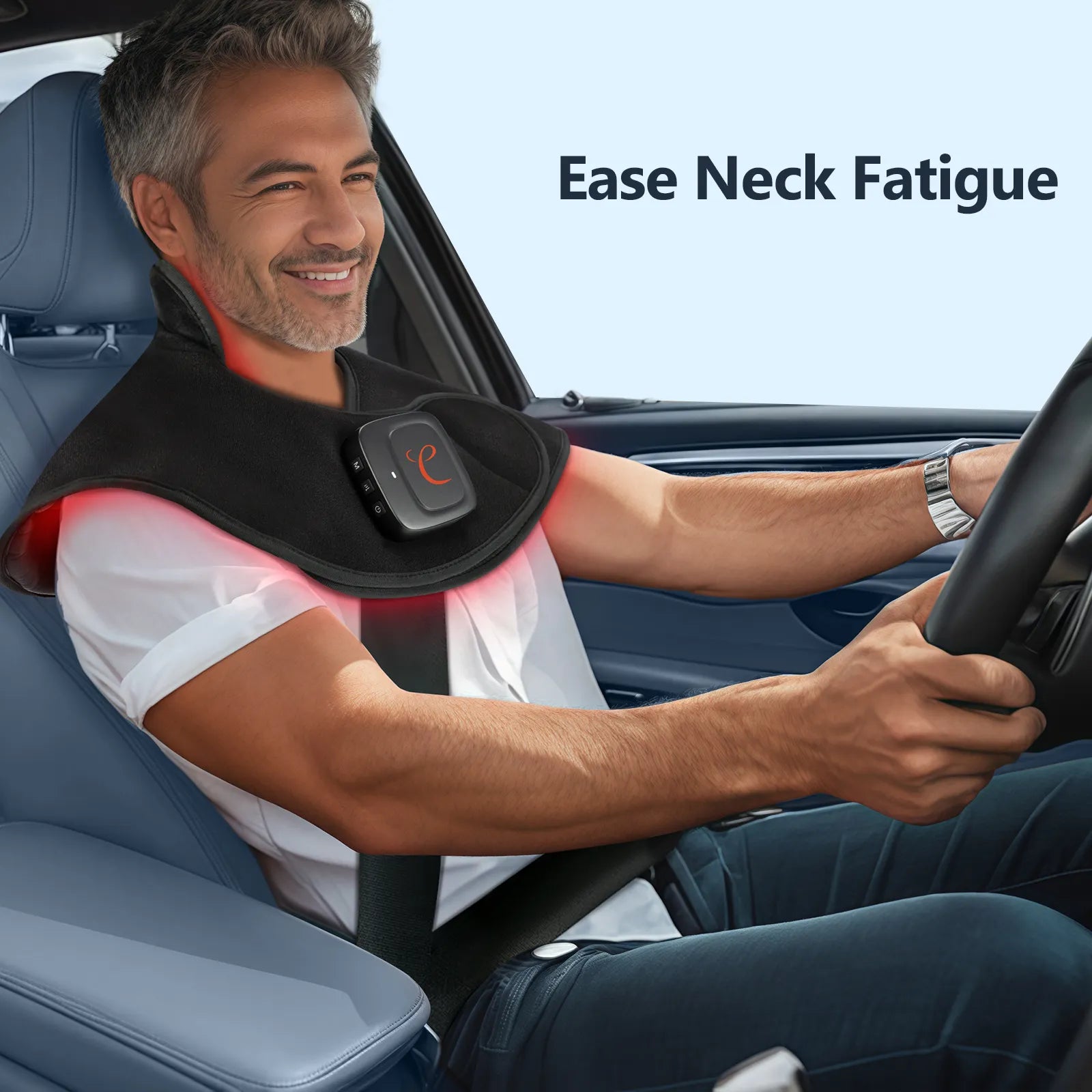 K4015-Comfytemp Neck Shoulder Cordless Red Light Therapy Pad