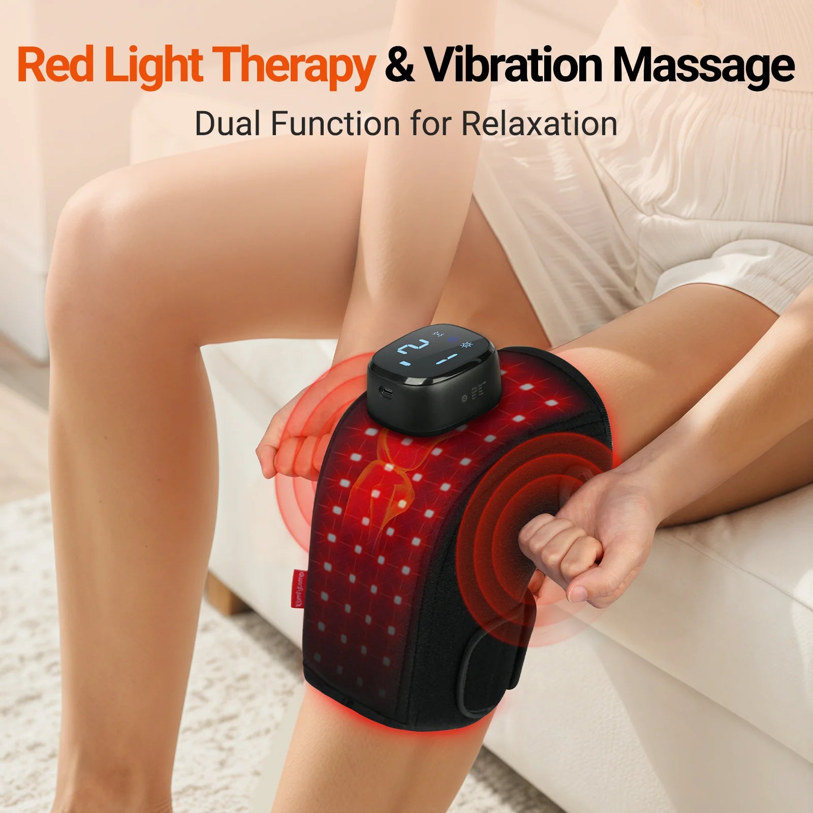 K4008-Comfytemp Knee Cordless Red Light Therapy