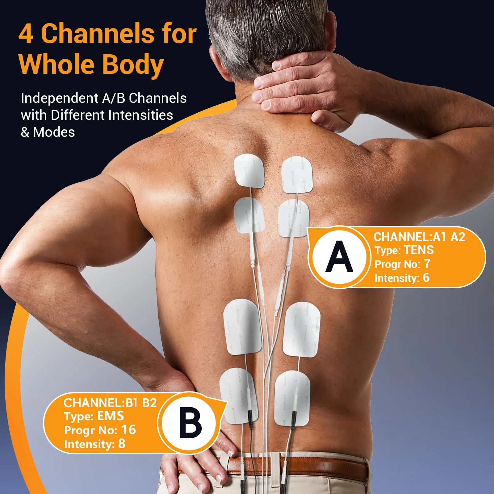 K6106-Comfytemp 4 Outputs TENS Unit