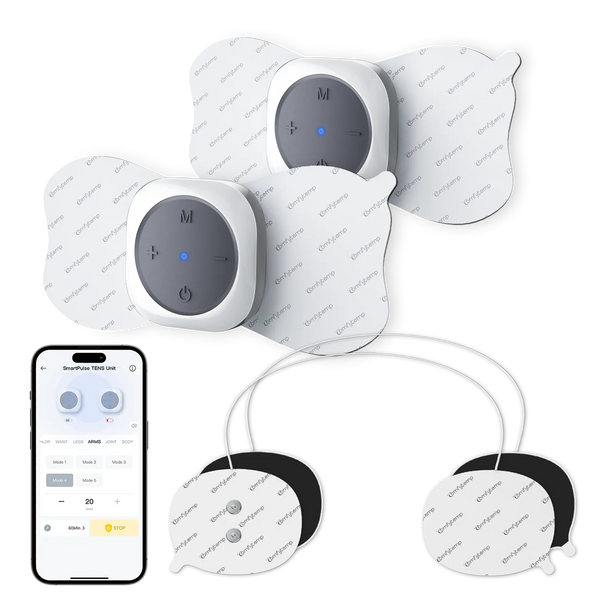 K6122-Comfytemp Cordless TENS Unit, 2Pack Comfytemp