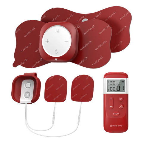 Wireless TENS Unit with Back Clip, Rechargeable Pain Relief Massager
